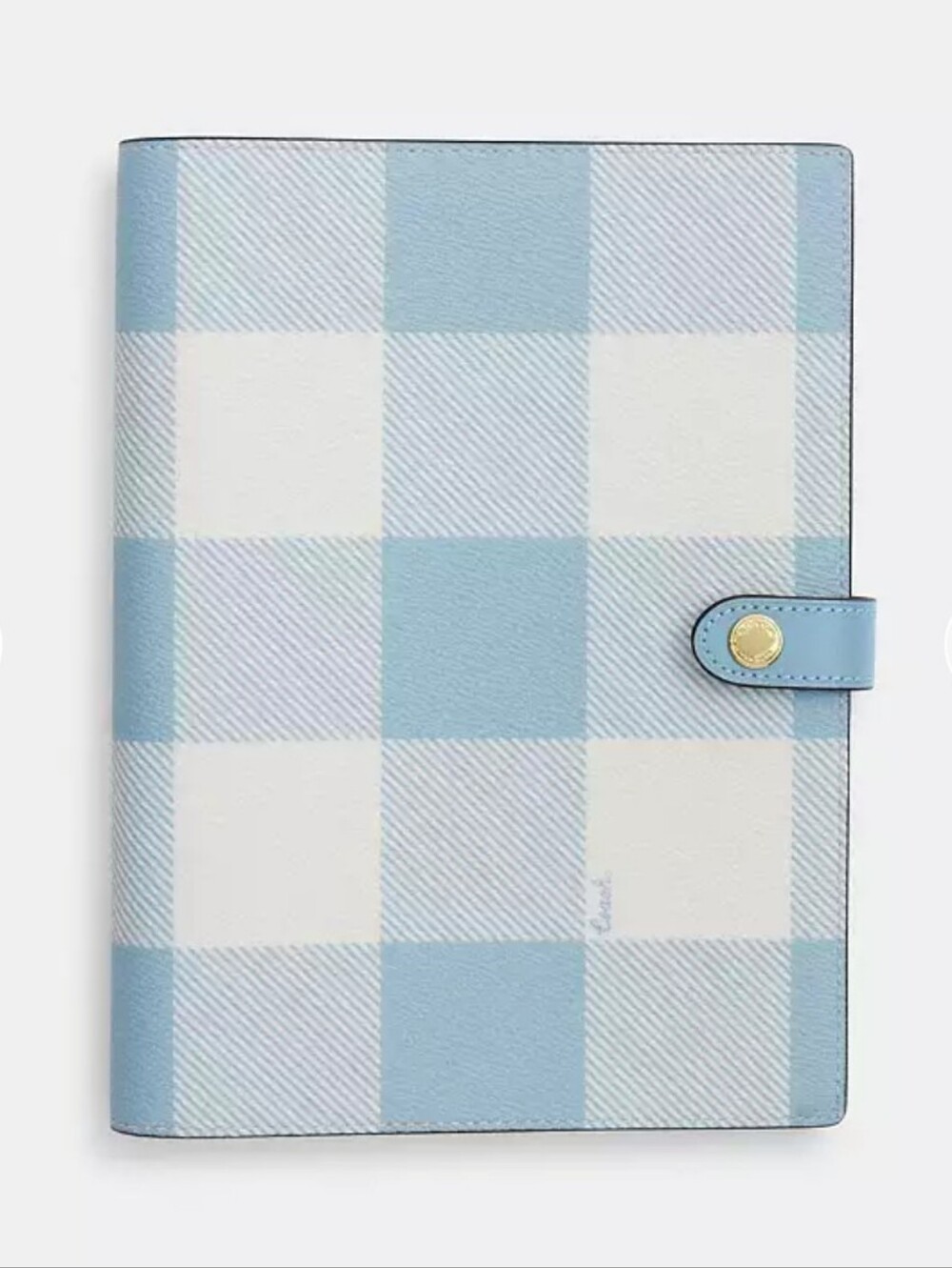 Coach Notebook with Gingham Print - Picture 13 of 14
